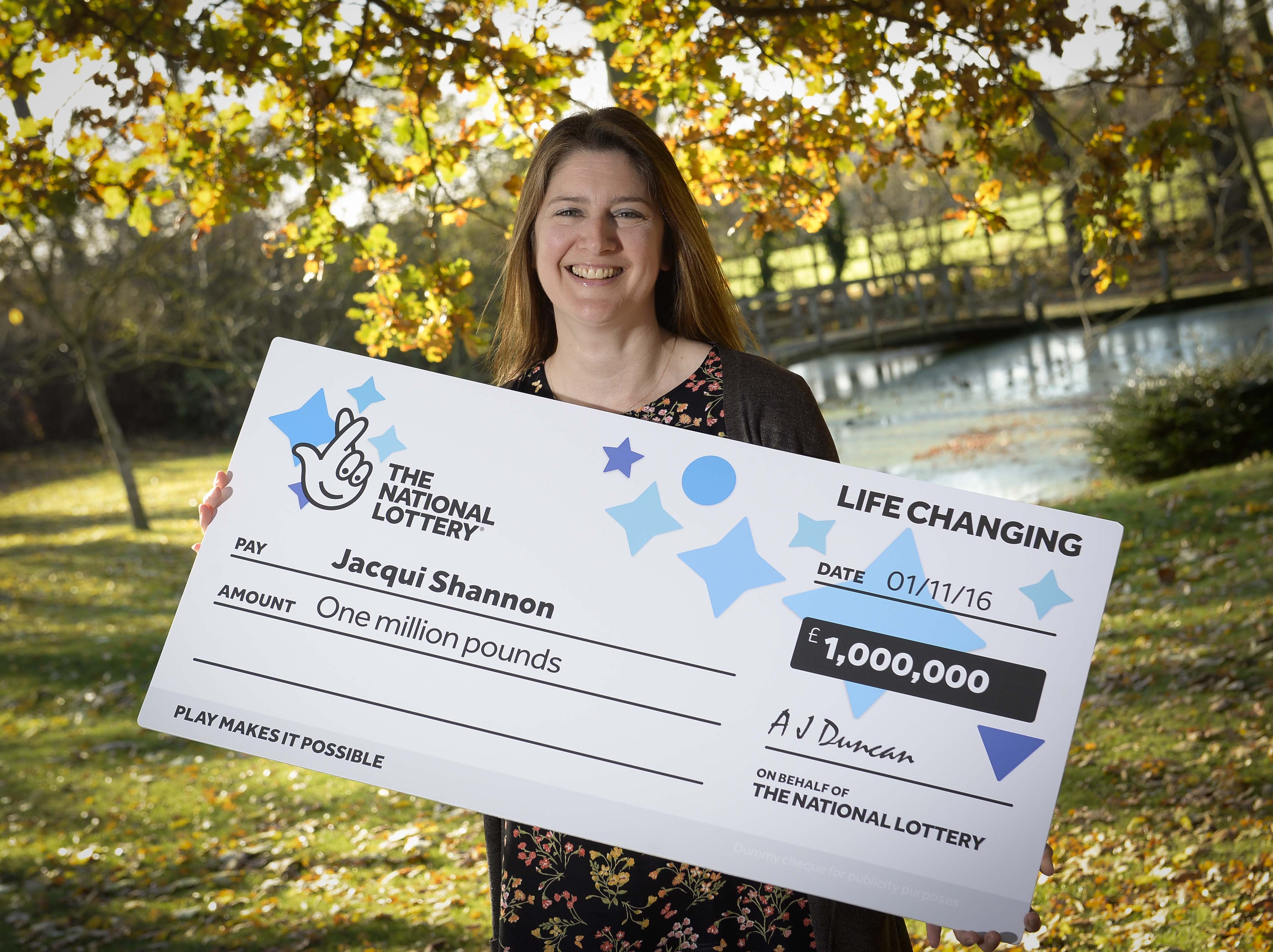 Jacqui Shannon, 46, hätte den Jackpot von 1 Million Pfund beinahe verpasst
