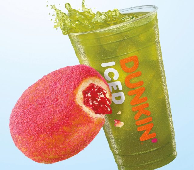 Dunkin' Watermelon Burst Donut und Kiwi-Wassermelonen-Auffrischung