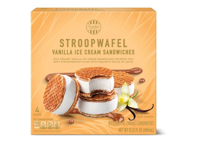 Sundae Shoppe Stroopwafel Vanilleeis-Sandwiches