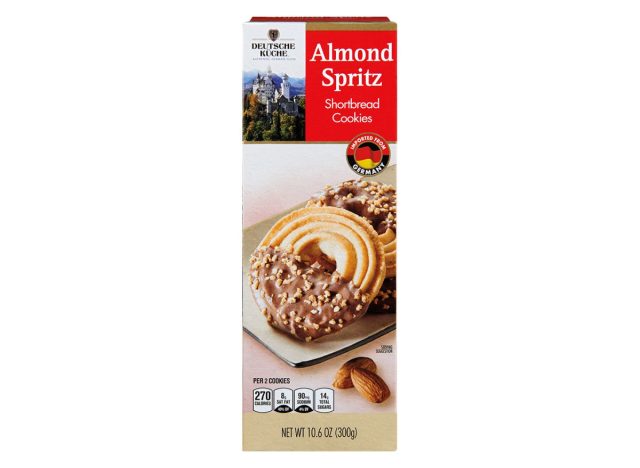 Deutsche Küche Mandel-Spritz-Shortbread-Kekse