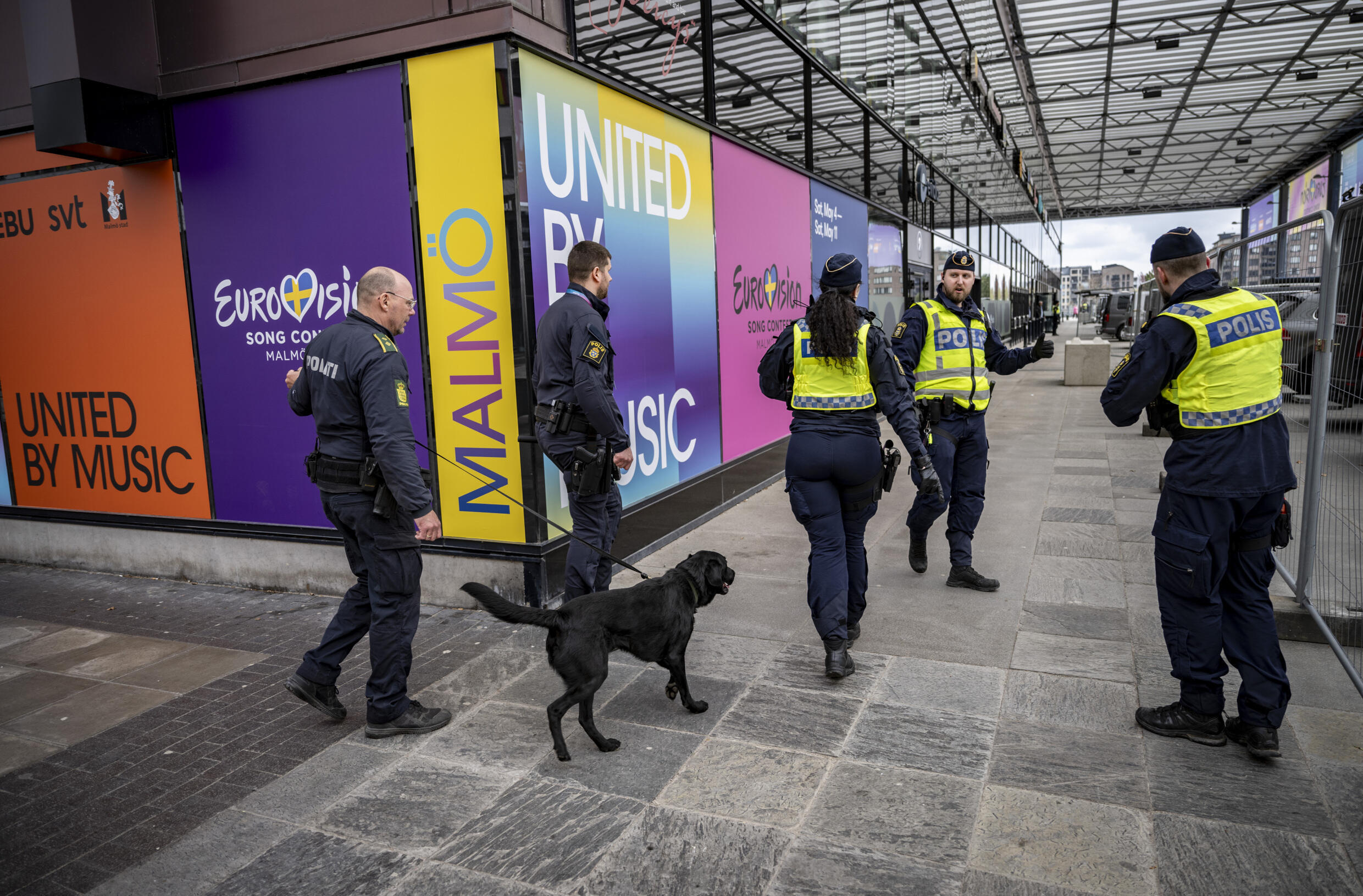 Die Polizei hat die Sicherheit in der Malmö Arena erhöht
