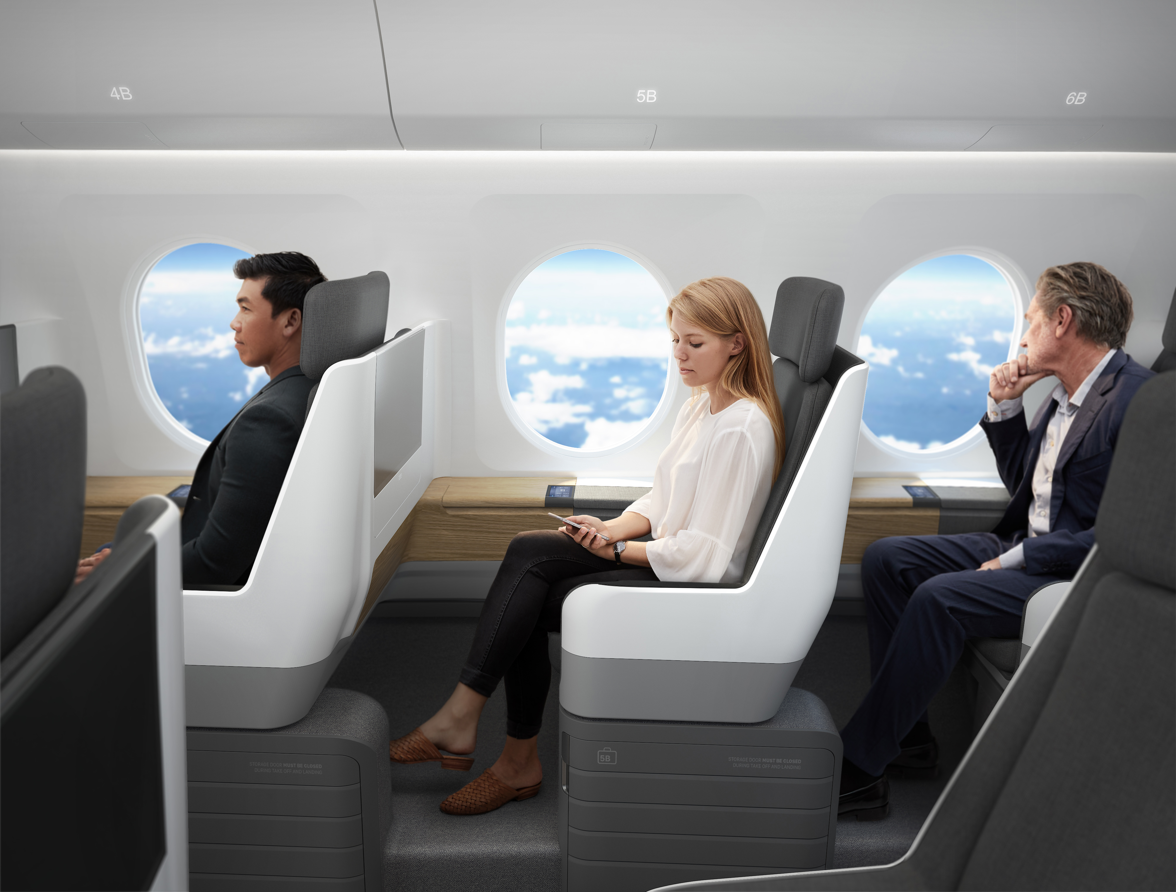 Die Overture wird voraussichtlich weniger als 100 Passagiere im Komfort der „Business Class“ befördern