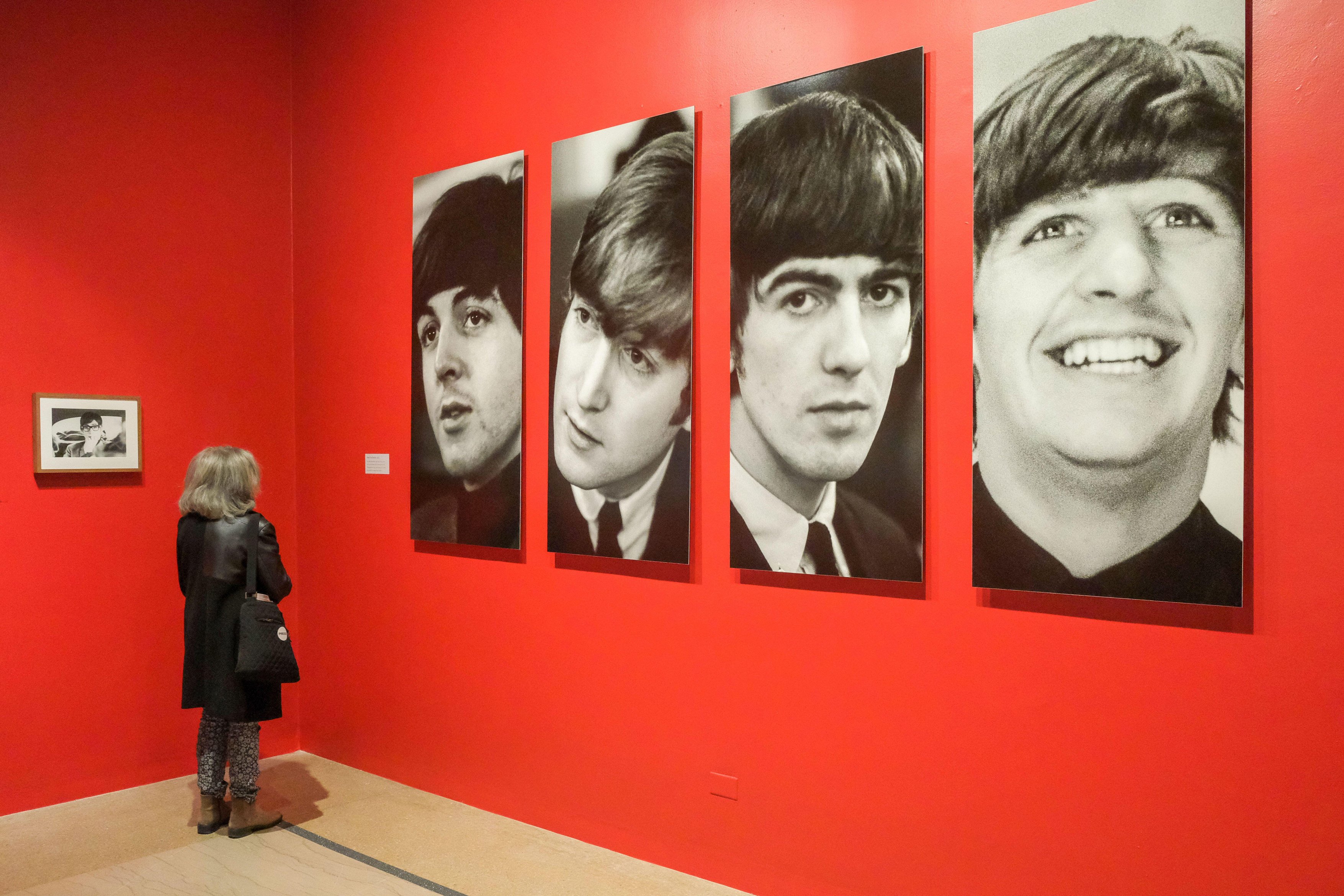 Im Brooklyn Museum wurden Bilder von Paul, John Lennon, George Harrison und Ringo Starr aufgehängt