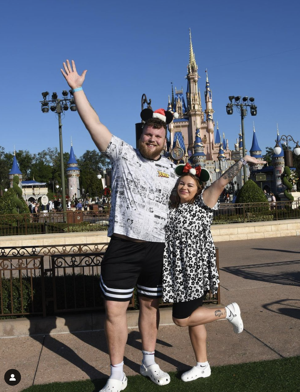 Im Jahr 2022 genossen Tom und Sinead einen Ausflug nach Disneyland