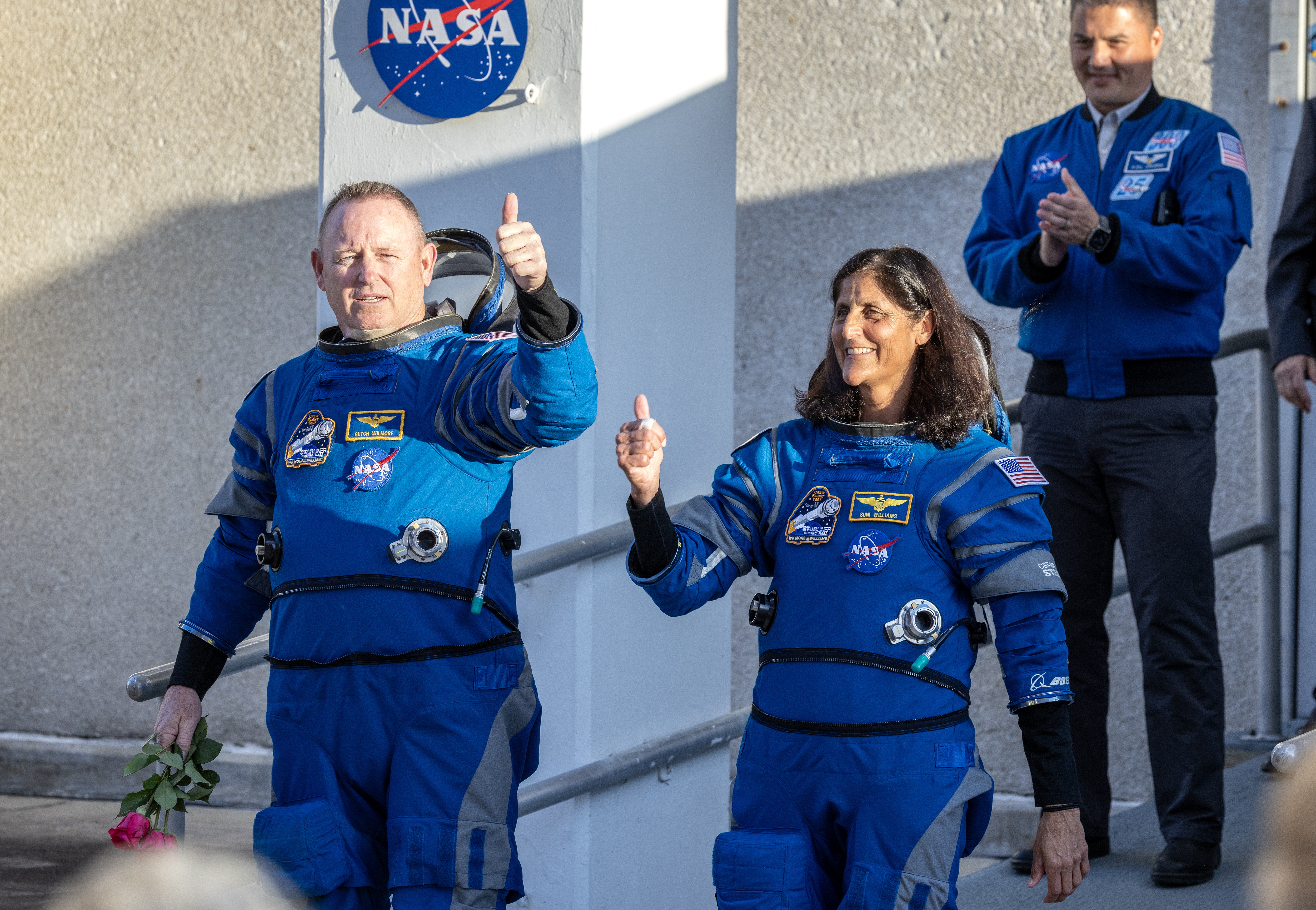 Die Astronauten Butch Wilmore (61) und Suni Williams (58) sollten die ersten Besatzungsmitglieder an Bord des Starliners sein