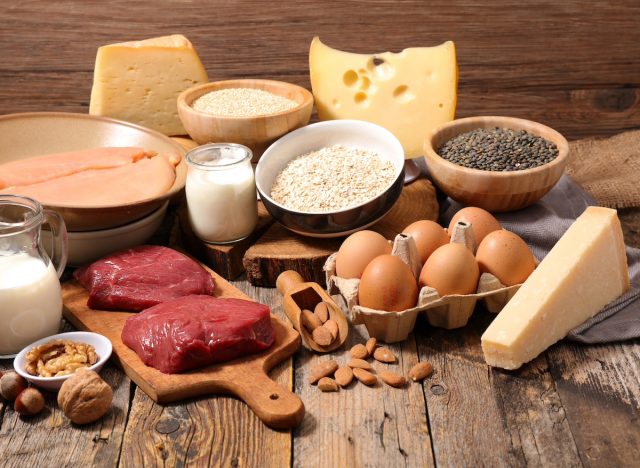 proteinreiche Lebensmittel, Konzept des schlechtesten Proteins für Bauchfett