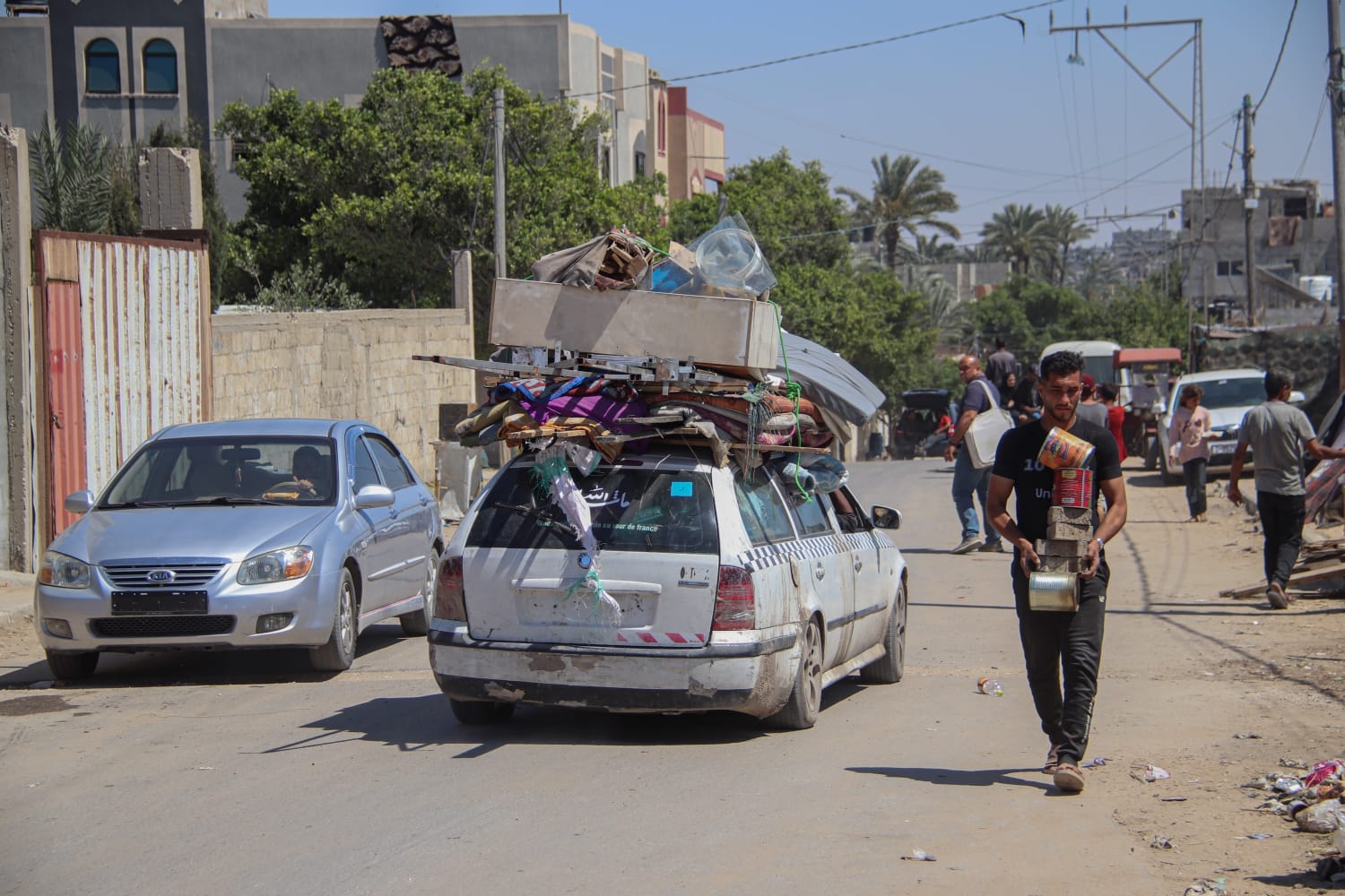 Palästinensische Zivilisten wurden gewarnt, Rafah zu verlassen