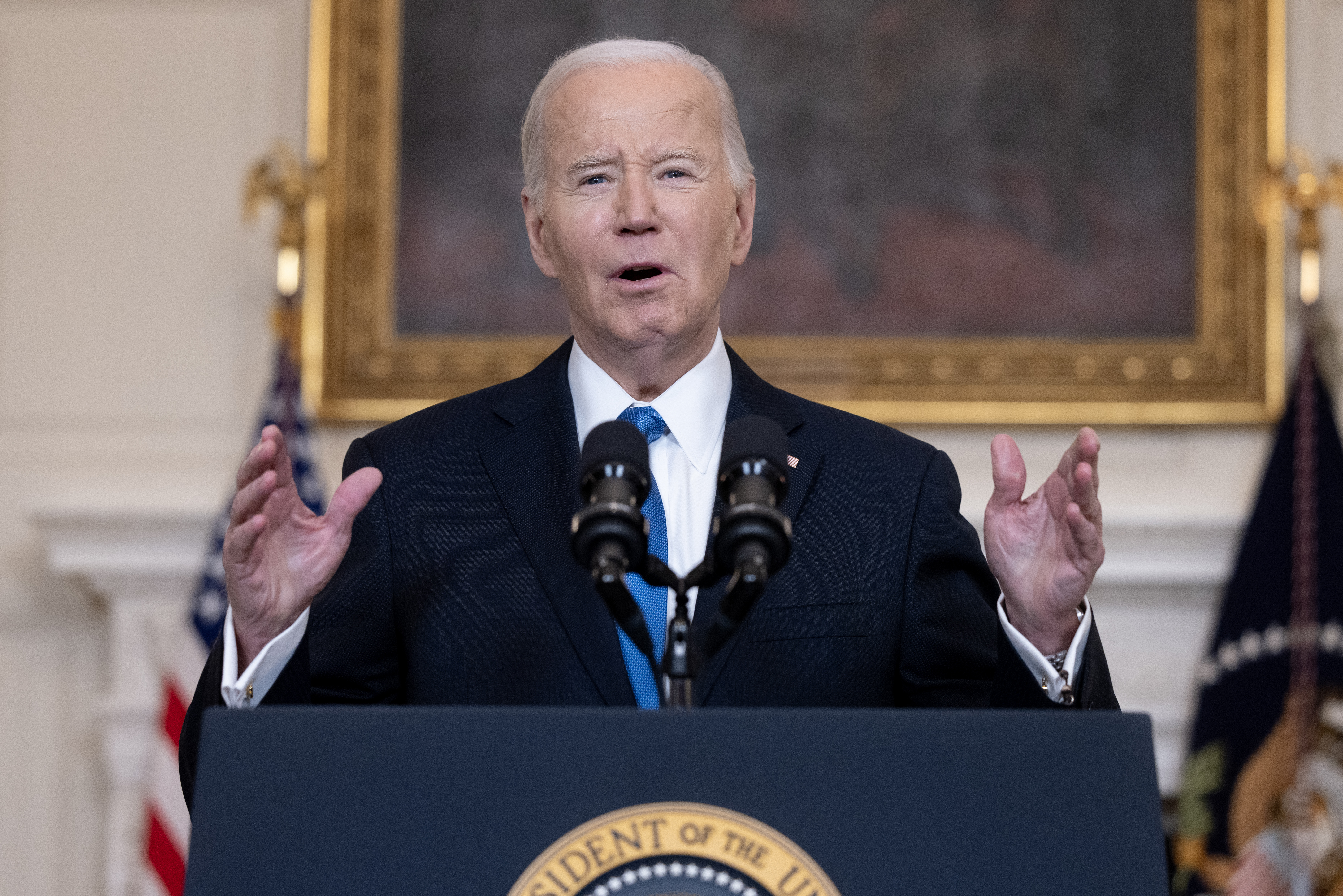 Joe Biden gab eine Warnung heraus, dass er keine Waffen mehr an Israel schicken werde, wenn das Land einen groß angelegten Angriff auf Rafah startet