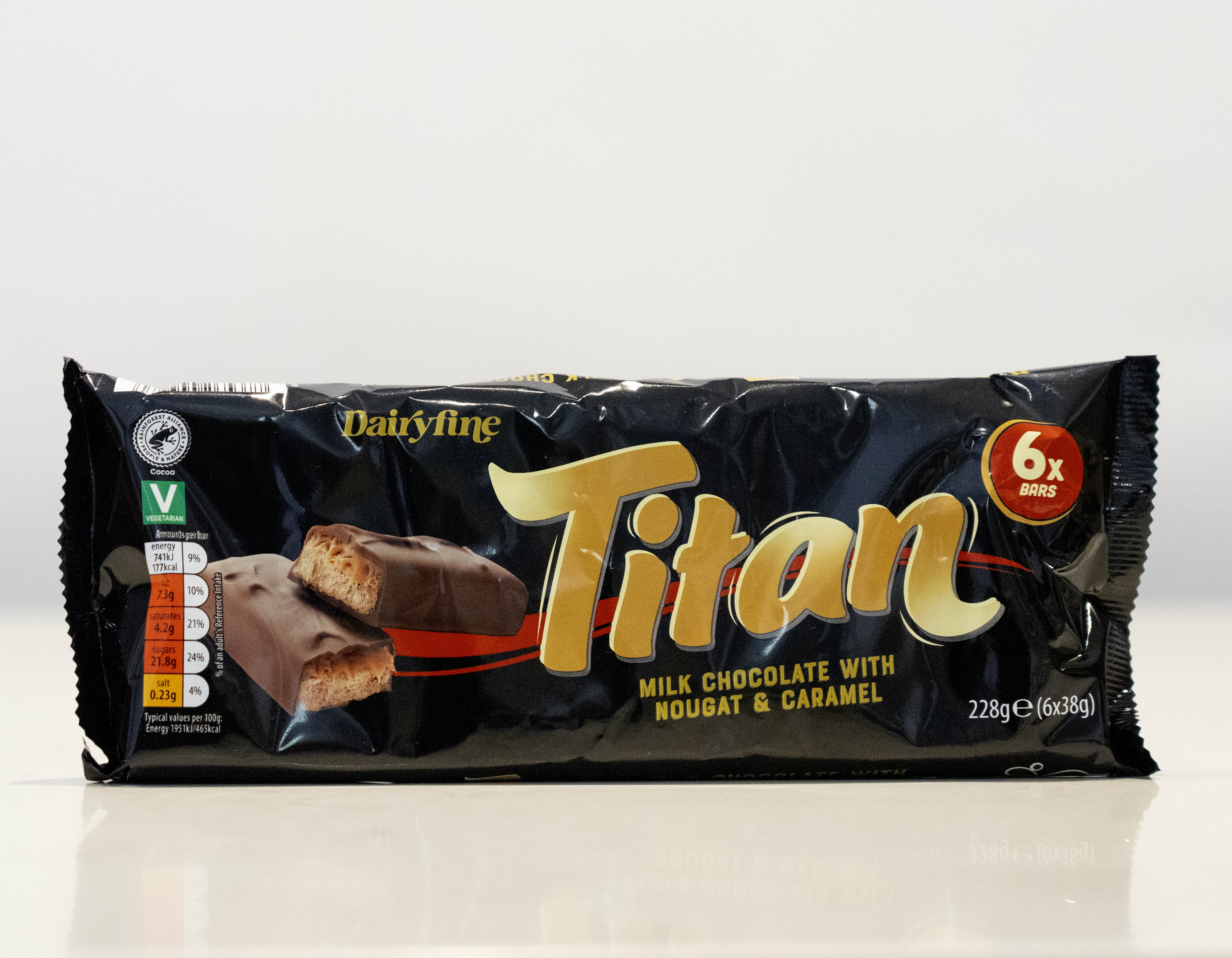 Die Titan-Riegel von Aldi schmeckten synthetisch
