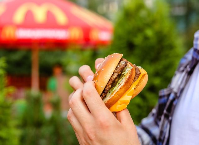 McDonalds Burger Rindfleisch