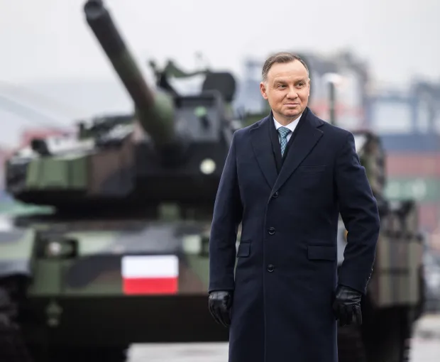 Der polnische Präsident Andrzej Duda sagte, sein Land werde Atomwaffen beherbergen, wenn die Nato darum bittet